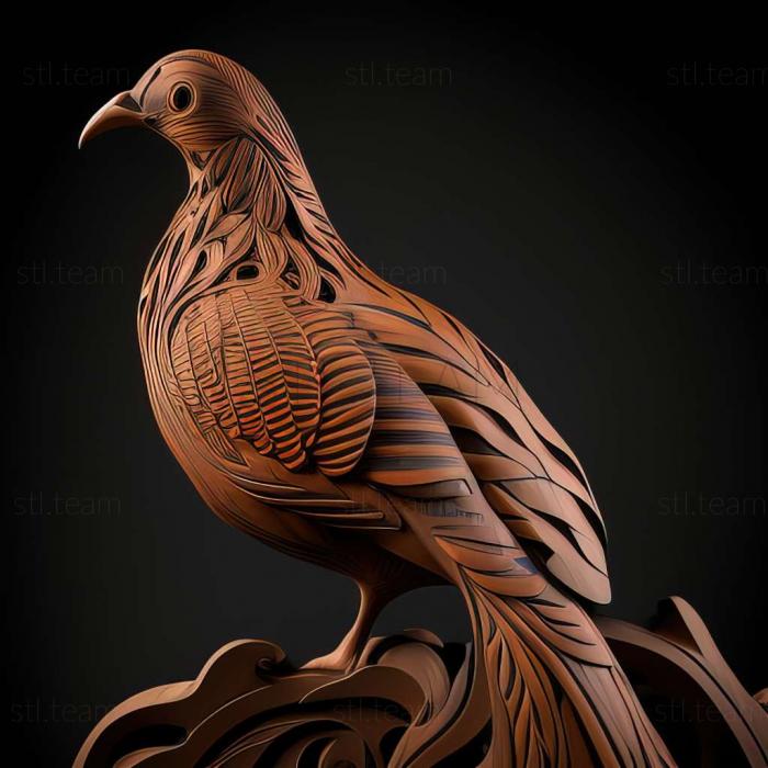 3D model pheasant (STL)